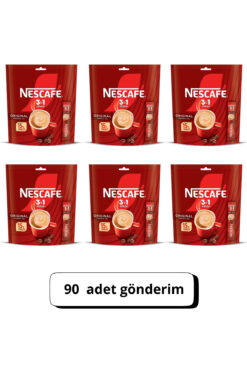 Nescafe Original 3'ü 1 Arada Şekerli Ve Kremalı Çözünebilir Kahve 17,5 Gr