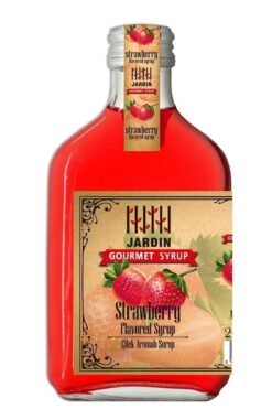 Jardin Çilek Aromalı Kokteyl Kahve Şurup 200 ml Cocktail Syrups