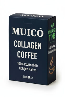 MUİCO Kolajen Kahve 200 g – Hindiba Ekstraktlı, Hafif İçim, %100 Çözünebilir Granül