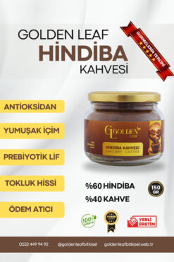 golden leaf Detox Hindiba Kahvesi 1 Aylık - (60 Kullanım) Net 150gr