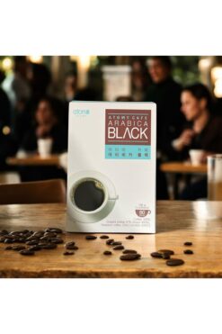 Atomy Cafe Arabica Black Hazır Kahve 128 gr - 80 Stick - %100 Arabica Kahve Çekirdekleri