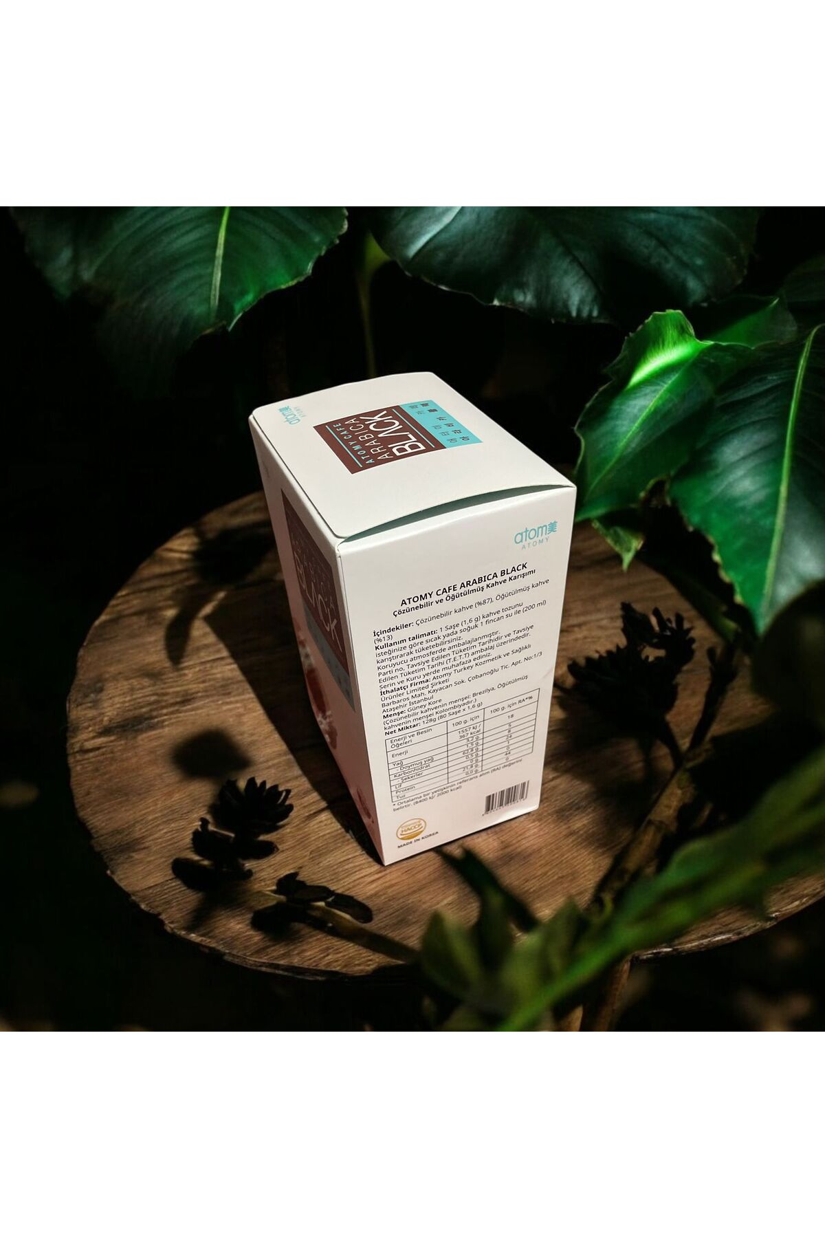 Atomy Cafe Arabica Black Hazır Kahve 128 gr - 80 Stick - %100 Arabica Kahve Çekirdekleri - Görsel 3