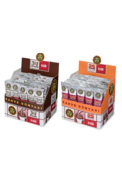 Kahve Dünyası Kahve Dünyası 2 Li Fırsat Paketi 40 Adet 12 gr. 2 Si 1 Arada Şekersiz + 40 Adet 18 Gram 3’ü 1 Arada
