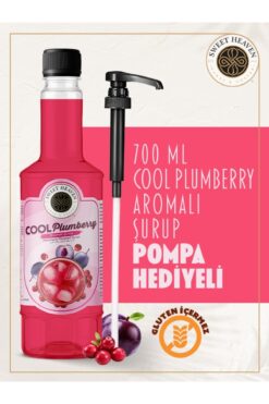 Sweet Heaven Cool Plumberry Kahve Şurubu 700ml Pompa Hediye