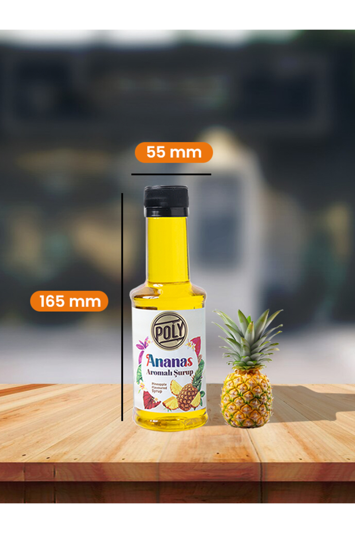 Addis Ababa Coffee 6'lı Ananas Aromalı Kahve Şurubu (6X200 ML.) - Görsel 2