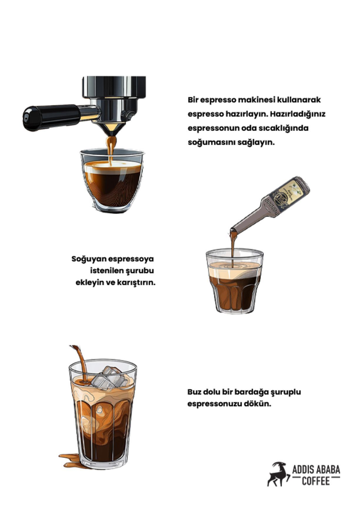 Addis Ababa Coffee 6'lı Ananas Aromalı Kahve Şurubu (6X200 ML.) - Görsel 3