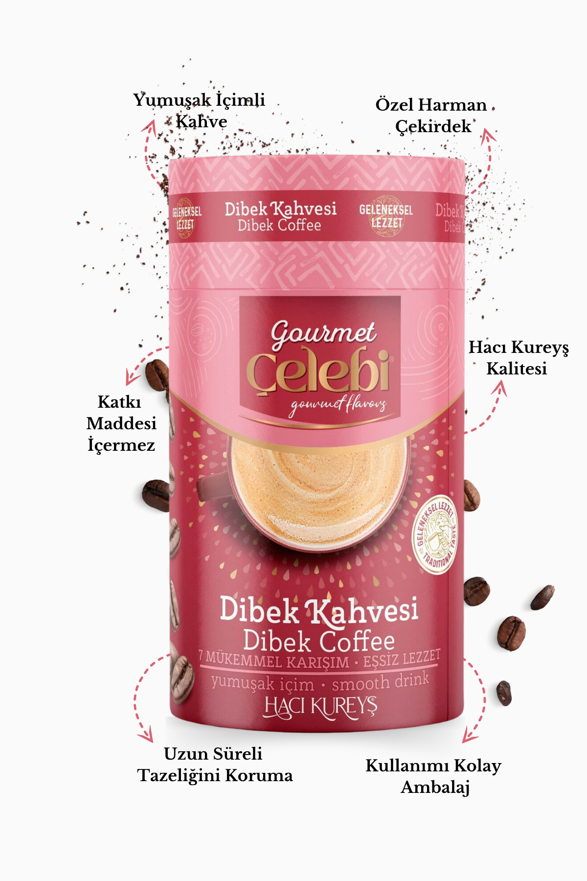 gourmet çelebi Dibek Kahvesi 250 gr 250 Gr - Görsel 2