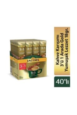 Jacobs Gold 3ü1 Arada Yumuşak Lezzet