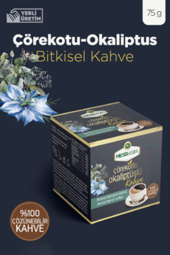 Mesirişifa Çörek Otlu ve Okaliptuslu Kahve Bitkisel Karışımlı Çözünebilir Kahve 75gr