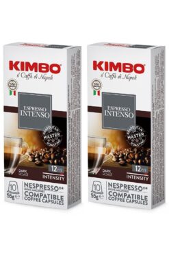 Kimbo Intenso Nespresso Uyumlu Kapsül Kahve (10'LU KUTUDA) (2'Lİ SET)