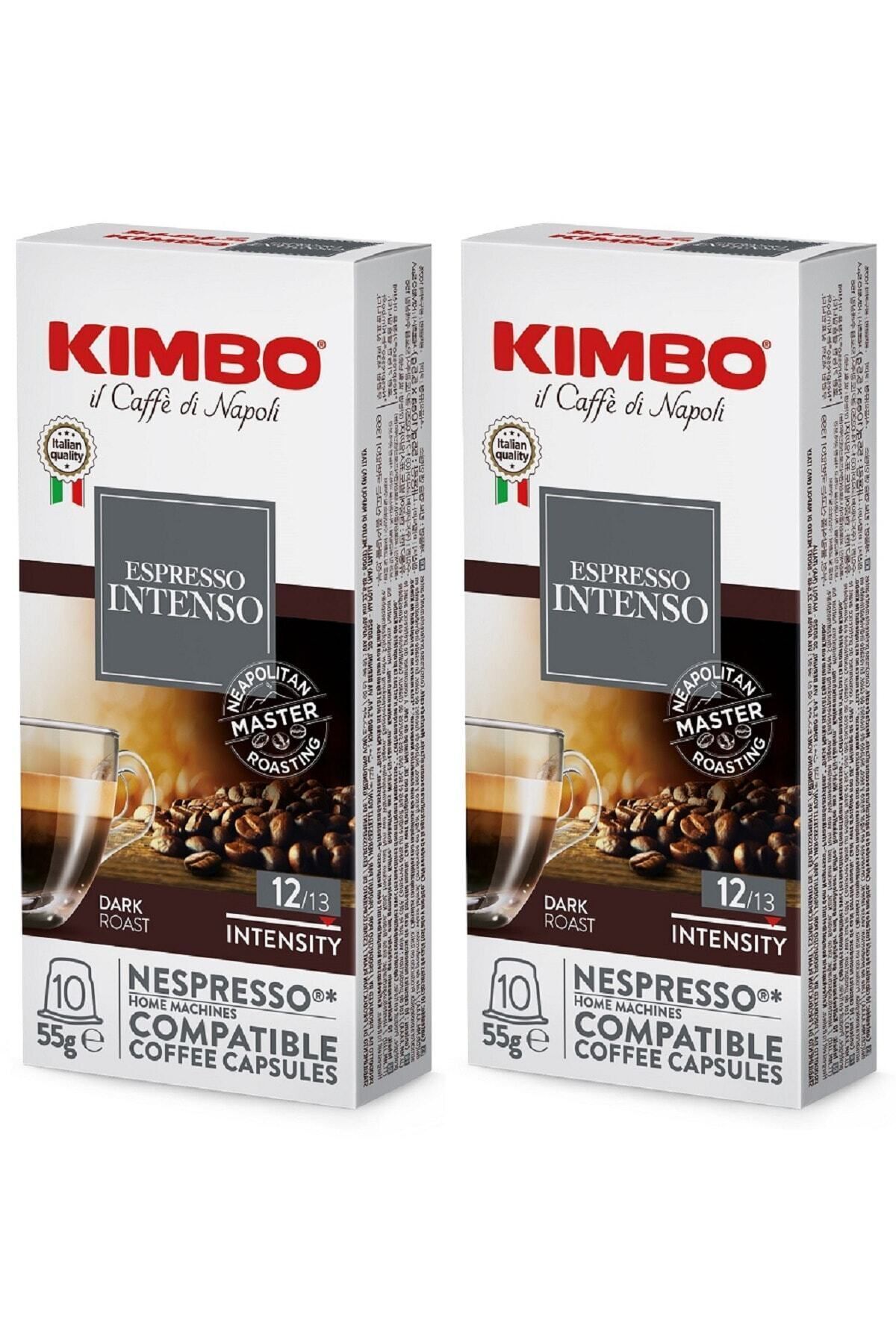 Kimbo Intenso Nespresso Uyumlu Kapsül Kahve (10'LU KUTUDA) (2'Lİ SET)