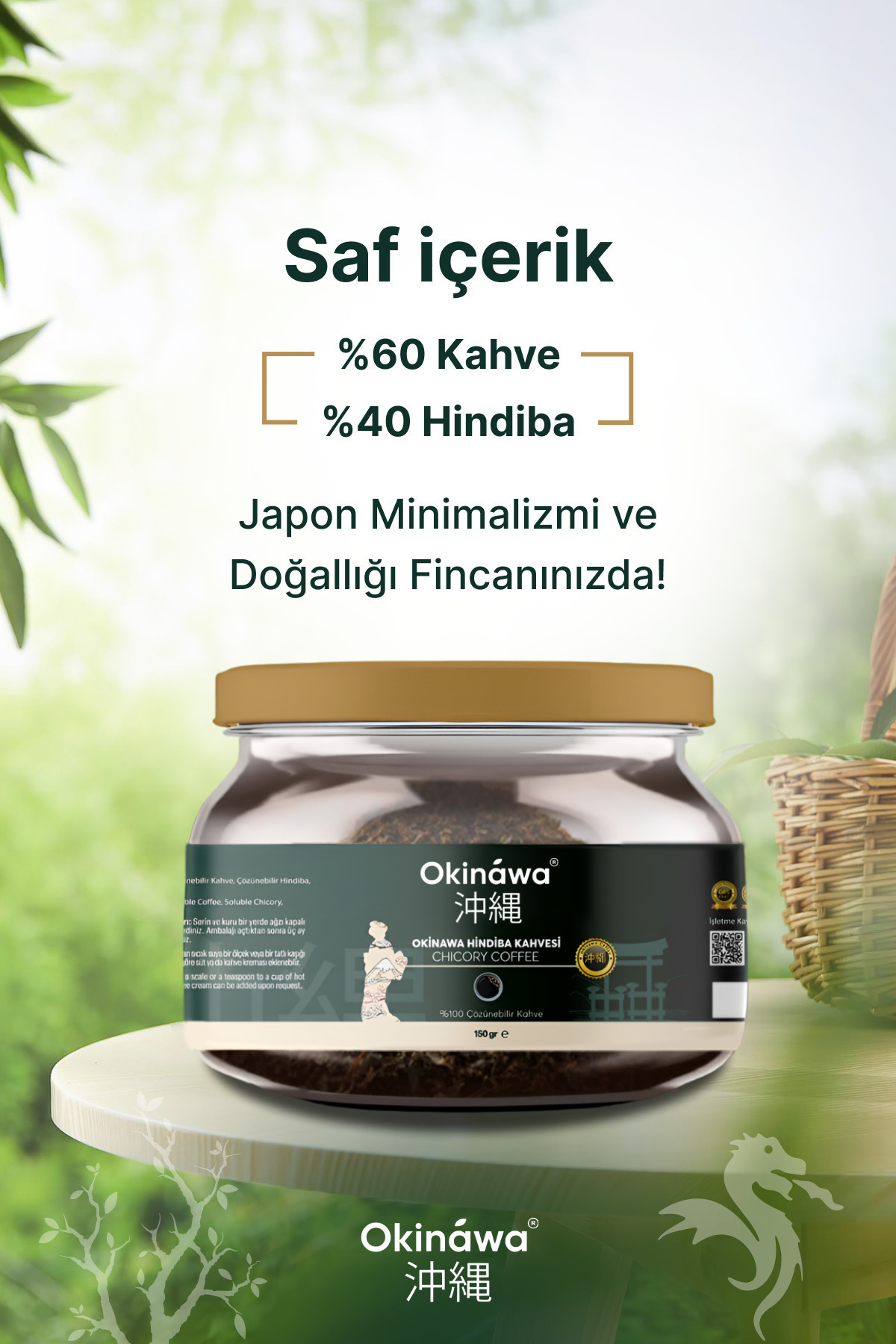 Genel Markalar Okinawa Hindiba Kahvesi Detox Kahve 1 Aylık - (60 KULLANIM) Net 150gr - Görsel 3