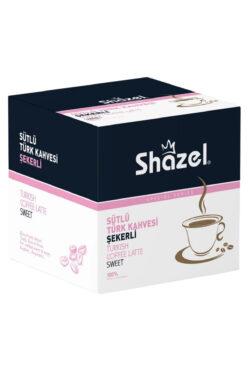 Shazel Hazır Sütlü Türk Kahvesi 11g x 12li - Şekerli