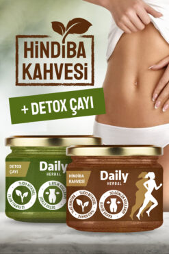 Daily Herbal Hindiba Kahvesi Ve Detox Çayı 2x150gr