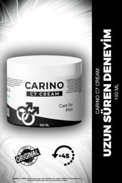 Carino E Bella C7 Care For Man Erkek Kremi 100 ml - Etkili Formül - Long Time
