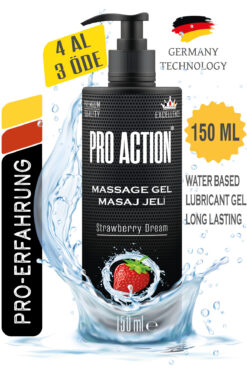Pro Action Kayganlaştırıcı Jel Strawberry -çilek Premium Quality