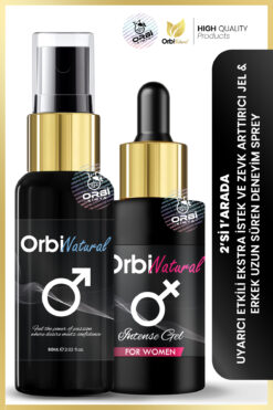 ORBIFRESH Uzun Deneyim Sprey Erkek Ve Kadın klitoris uyarıcı Premium Kalite Jel