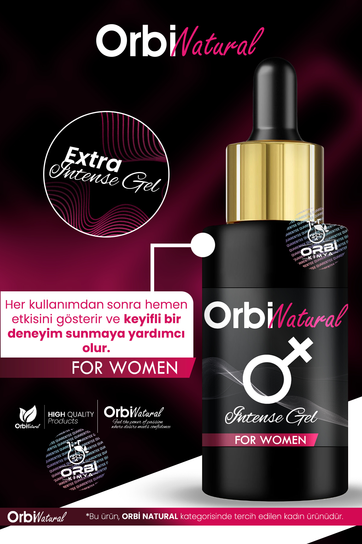 ORBIFRESH Uzun Deneyim Sprey Erkek Ve Kadın klitoris uyarıcı Premium Kalite Jel - Görsel 3