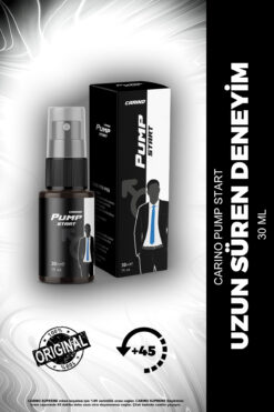 Carino E Bella Pump Start Care for Man Premium Erkek Sprey 30ml - Etkili Formül - Long Time