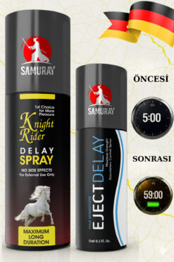 SAMURAY America'dan İthal Güçlü Formül Ekstra Etkili Geciktiricili Spey Özel Set