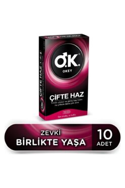 Okey Prezervatif 10 Adet - Çifte Haz