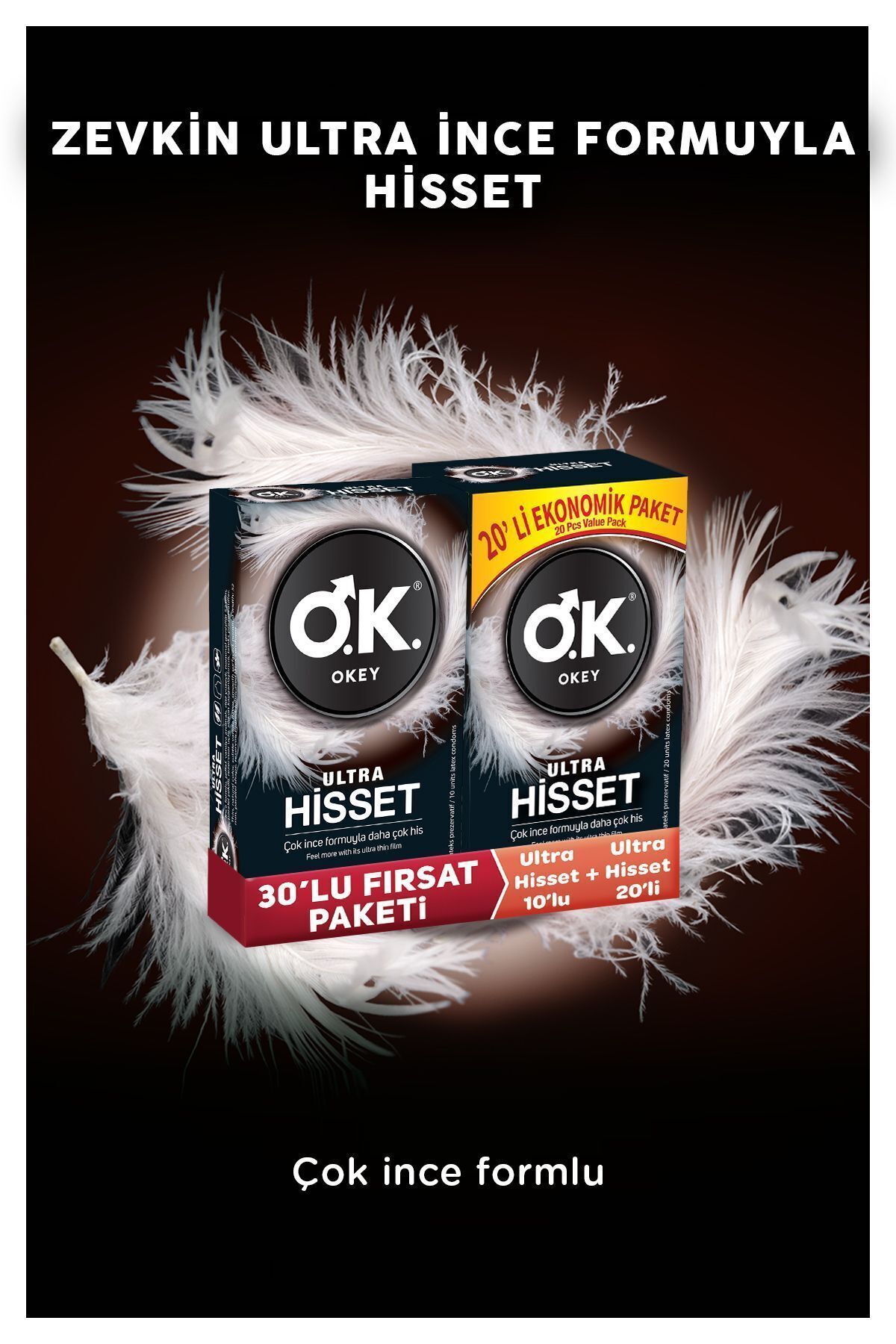 Okey Ultra Hisset 30'lu Prezervatif - Görsel 2