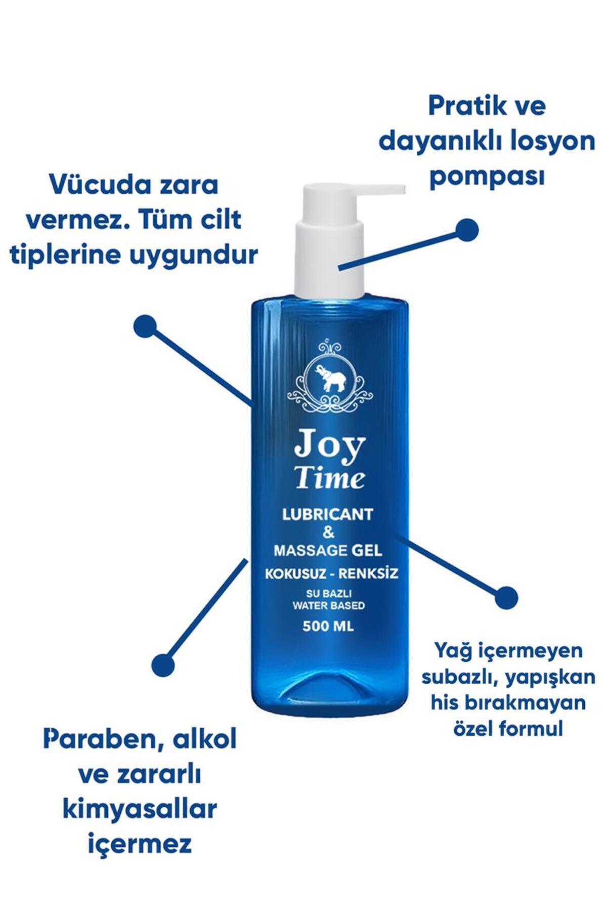 dibuvet Joy Time Kayganlaştırıcı Jel & Masaj Jeli 500ml Su Bazlı Kokusuz Renksiz - Görsel 2