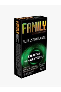 FAMİLY Family Plus Prezervatif Kondom li Aloe Veralı, Kayganlaştırılmış, Rezervuar Uçlu