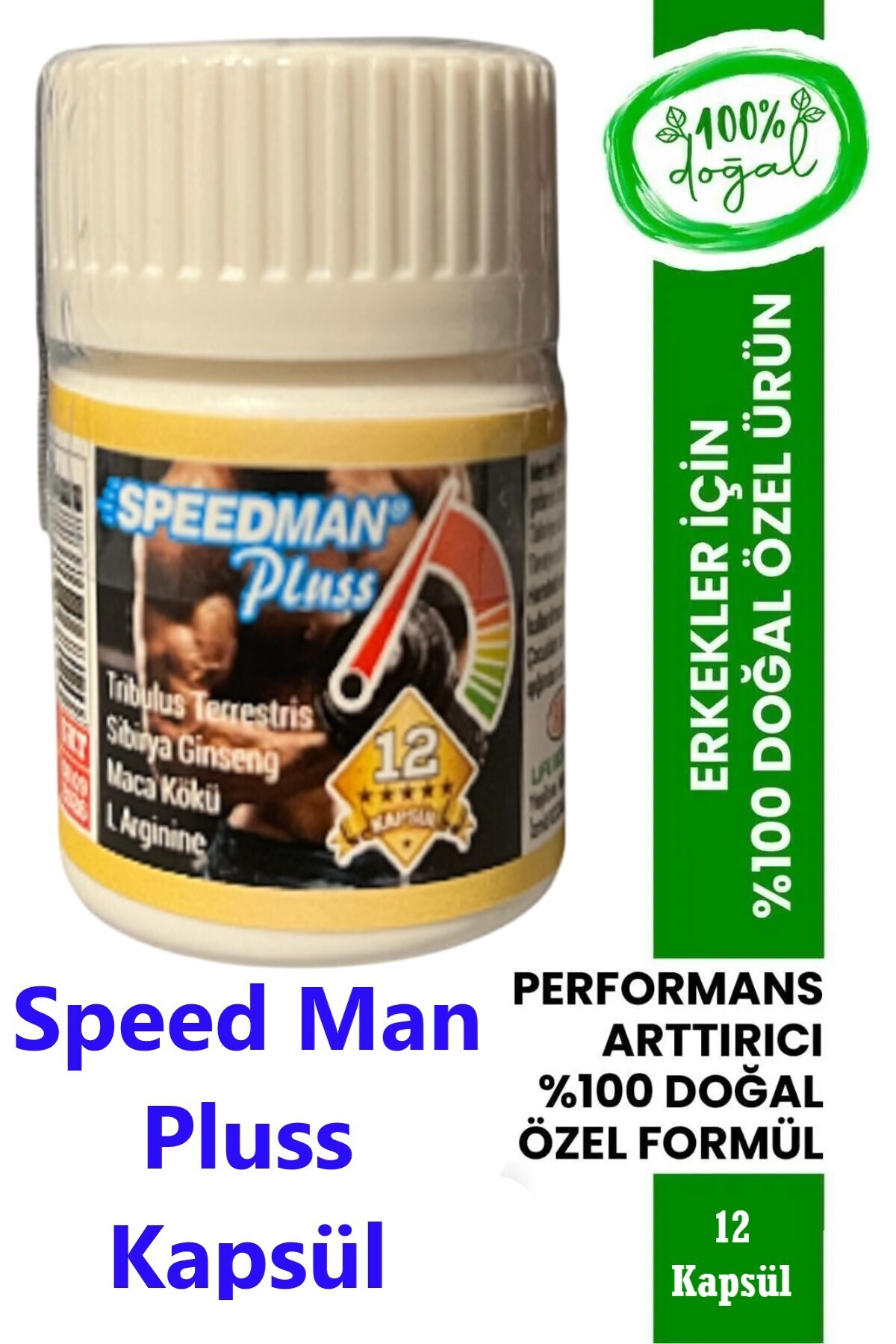 shkoder Speed Man Plus Tribulus Maca Sibirya 12 Li Kp - Görsel 2