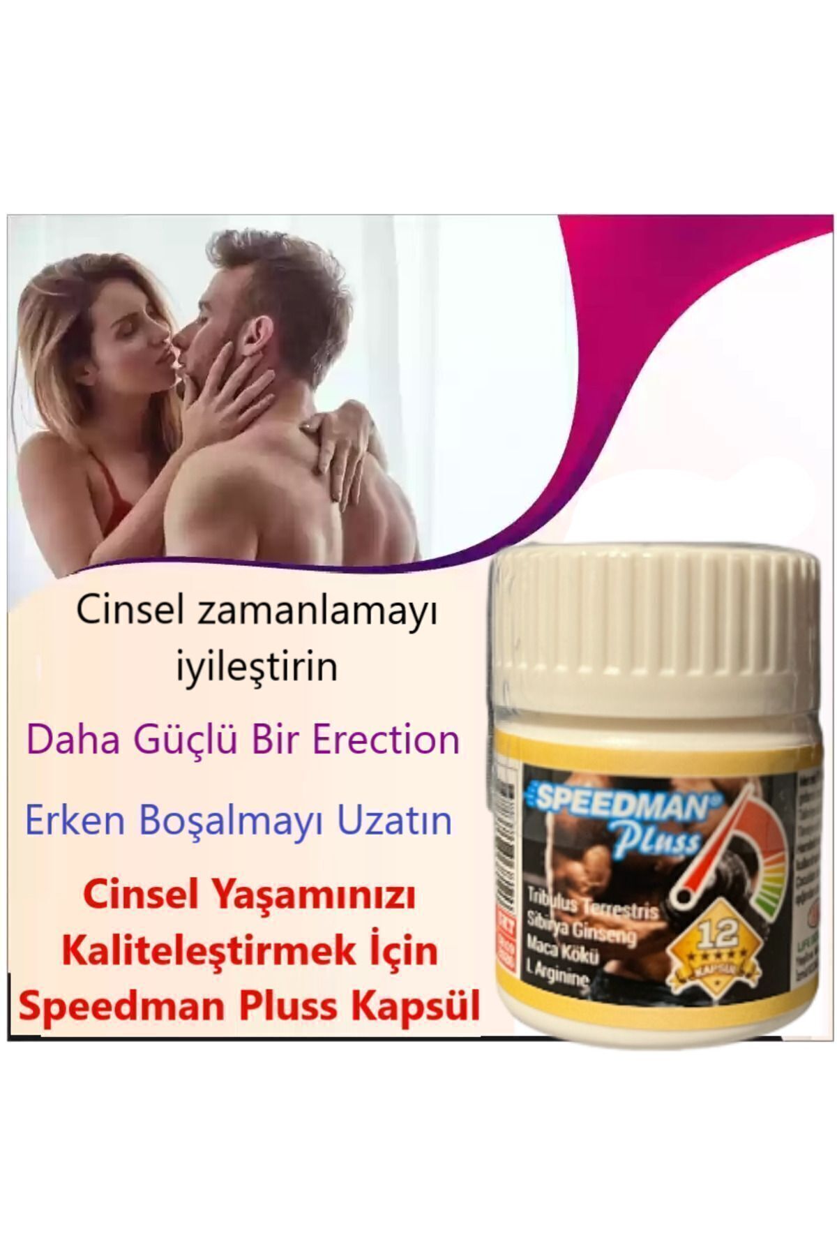 shkoder Speed Man Plus Tribulus Maca Sibirya 12 Li Kp - Görsel 3