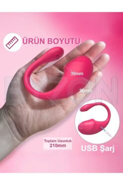 Byzon Yeni Nesil Uzaktan Telefon Kontrollü Erişim Vibratör – Akıllı Uygulama destekli, Sessiz, Su Geçirmez