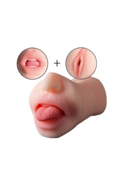 Night Blue Erotic Shop Oral Ve Vajinal Realistik Masturbatör