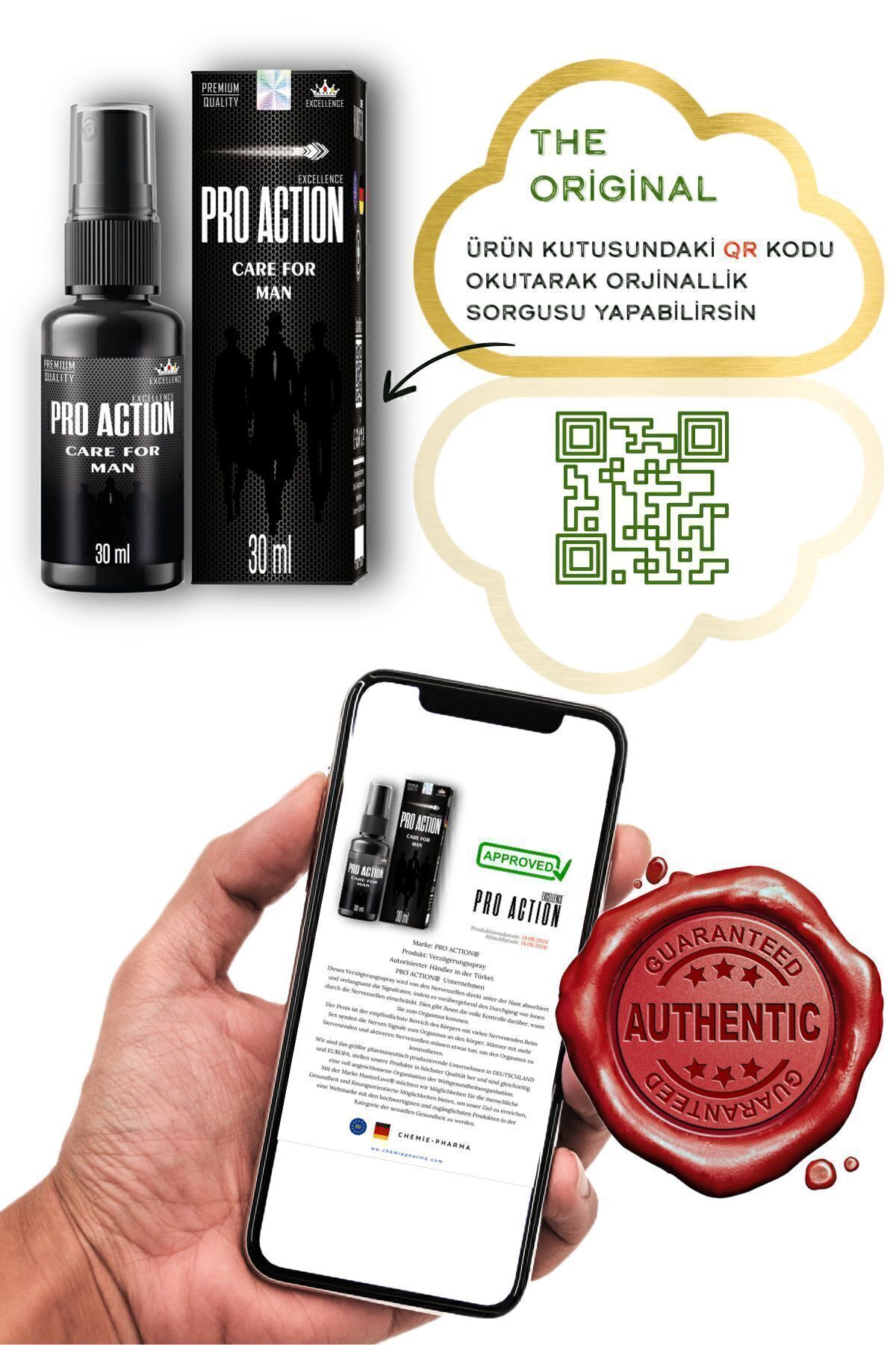 Pro Action Atom Macunu Care For Man - Görsel 2