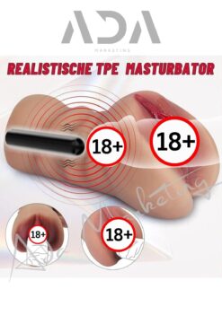 Ada Marketing Titreşimli Suni Vajina Yapay Mastürbatör