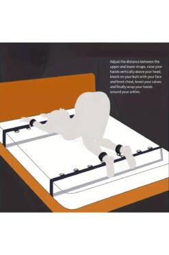 lovegame Yatak Odası Kolonlu Kayış Yetişkin Kısıtlama Seti Yatak Kelepçe Seti