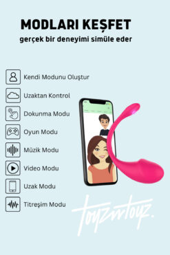 Happy Moon Titreşimli Kablosuz Uzaktan Erişim Bluetooth Telefonlu Vibratör