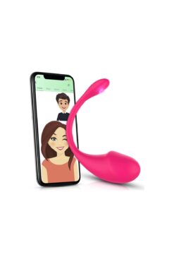 Pembe Tilki Telefon Kontrollü Yumurta Vibratör