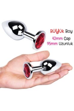 Do it Love Çelik Anal Plug Tıkaç - 9,5cm Uzunluk - 42mm Çap - Büyük Boy - Large