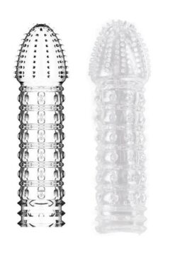 PRETTY LOVE Suzaku Kaliteli Silikon Penis Kılıfı Uzatmalı Prezervatif Dildo