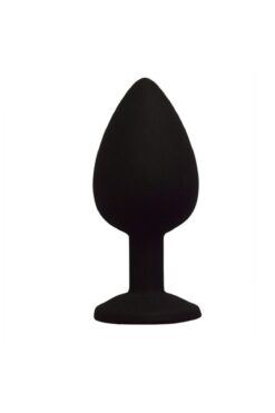 Lolita Shop Büyük Boy Renkli Taşlı 9,5 Cm Anal Için Genişletici Süper Pürüzsüz Silikon Dokuda Anal Plug Ve Tıkaç