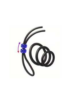 Pembe Tilki Penis Halkası Seti 4'lü Siyah