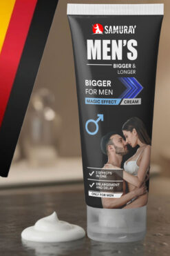 SAMURAY Avrupa'dan İthal Almanya Patentli Penis Büyütücülü Geciktiricili Krem