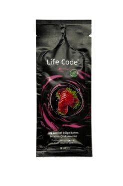 LİFE CODE Kayganlaştırıcı Genital Jel Serum Çilek Hazzı 9 Ml. Tek Kullanımlık