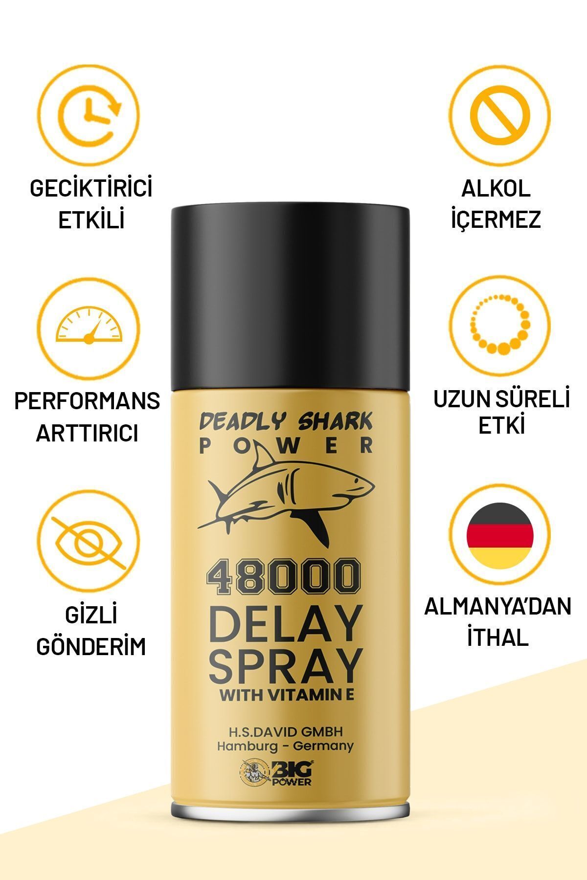 DEADLYSHARK Masaj Spreyi 50 ml - Görsel 3