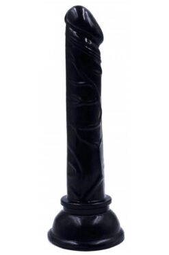 Lolita Shop Gerçekçi Ten Hissiyatında Anal Ve Vajina Penis 14.5 Cm Güçlü Vantuzlu Realistik Siyah Dildo