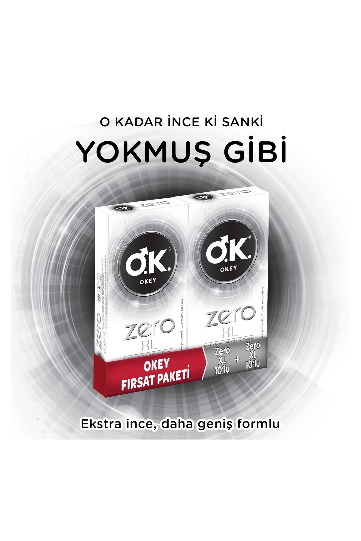 Okey Zero Xl 20'li Prezervatif - Görsel 2