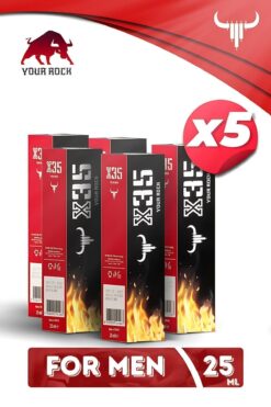 X35 YOUR ROCK Erkek Uzun Deneyim Masaj Sprey - Long Time Massage Sprey Formen 25ml X 5'li Paket
