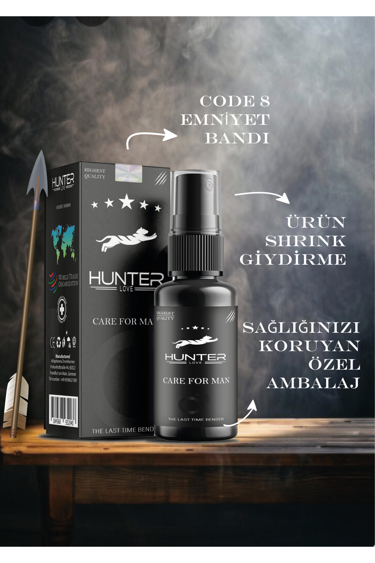 Hunter Love Care For Man Sprey - Görsel 3