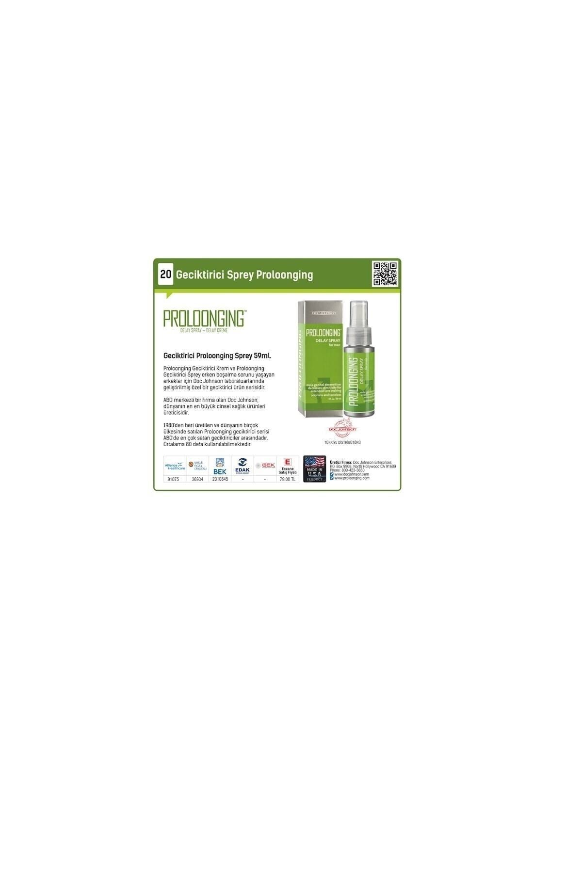 Proloonging Proling Cream 56 ml Proling Sprey 59 ml - Görsel 3