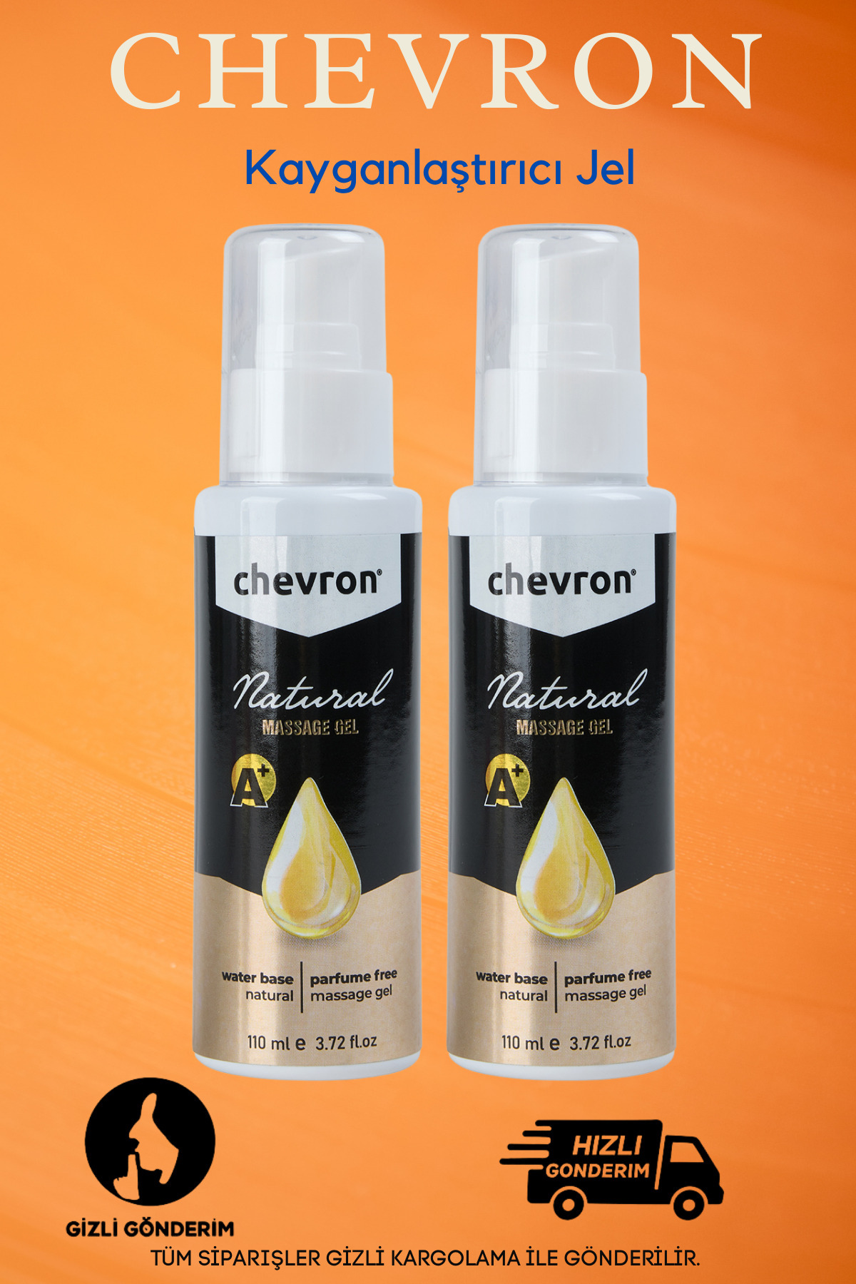 megaw Su Bazlı Kayganlaştırıcı Lubricant Jel 110 ml 2'li Set